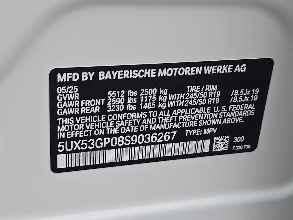 new 2025 BMW X3 car, priced at $54,525