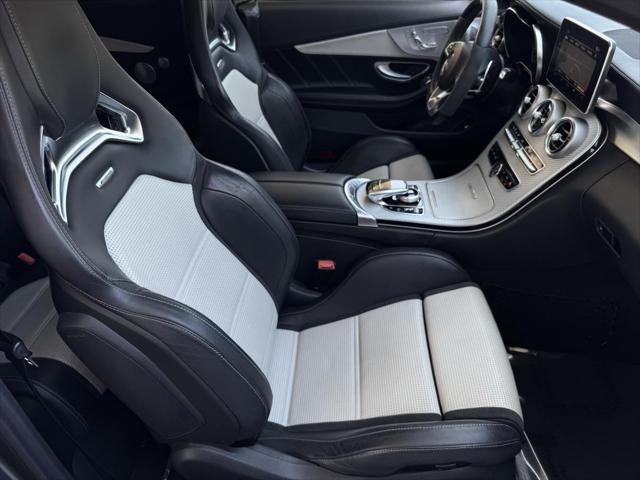 used 2018 Mercedes-Benz AMG C 63 car, priced at $38,995