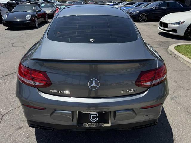 used 2018 Mercedes-Benz AMG C 63 car, priced at $38,995