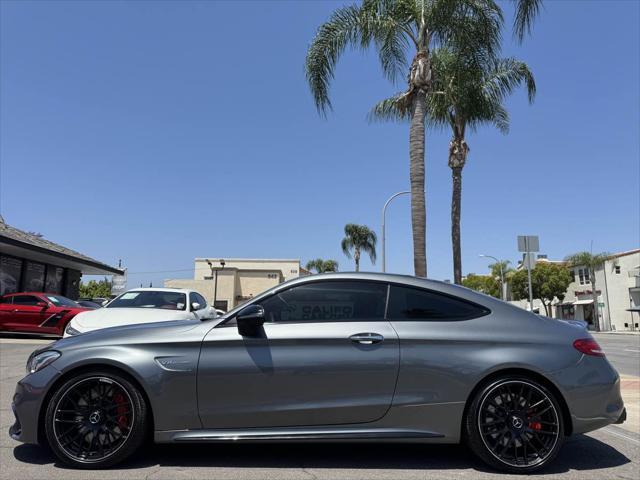 used 2018 Mercedes-Benz AMG C 63 car, priced at $38,995