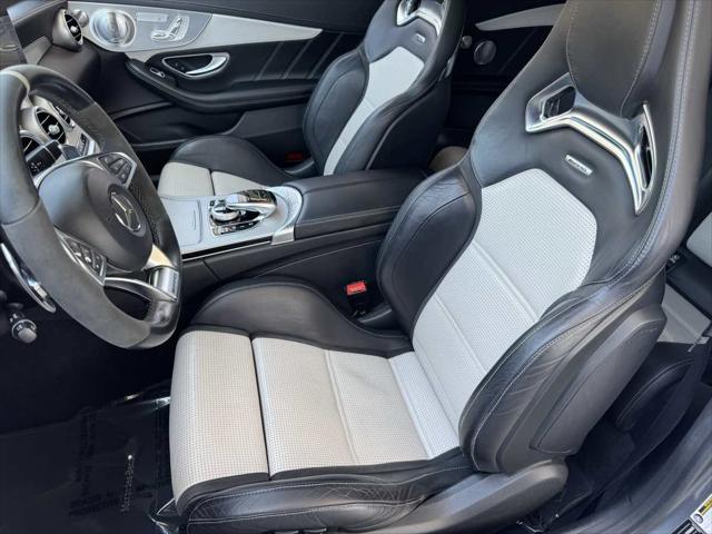 used 2018 Mercedes-Benz AMG C 63 car, priced at $38,995