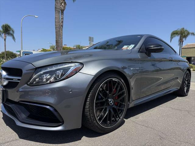 used 2018 Mercedes-Benz AMG C 63 car, priced at $38,995