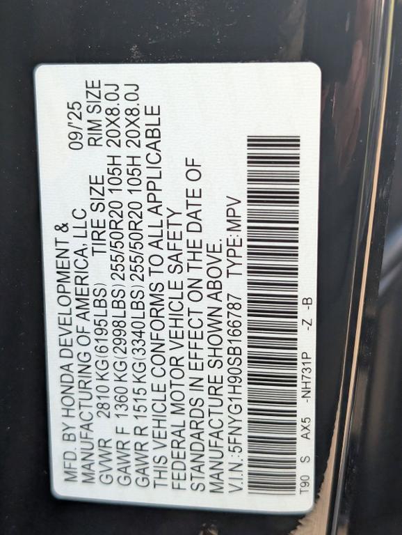 new 2025 Honda Pilot car, priced at $56,075