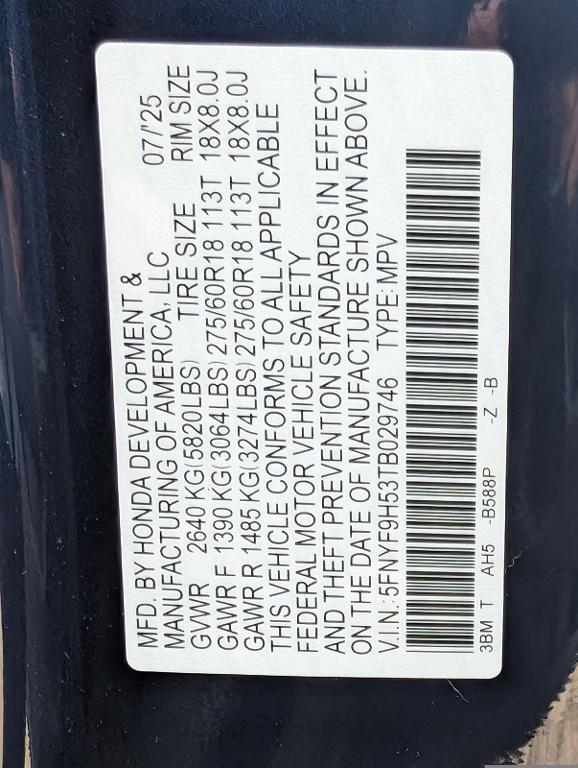 new 2026 Honda Passport car, priced at $51,100