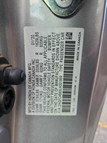 used 2020 Honda Civic car, priced at $22,500