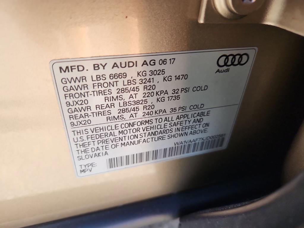 used 2018 Audi Q7 car, priced at $20,600