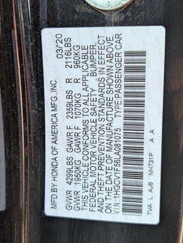 used 2020 Honda Accord car