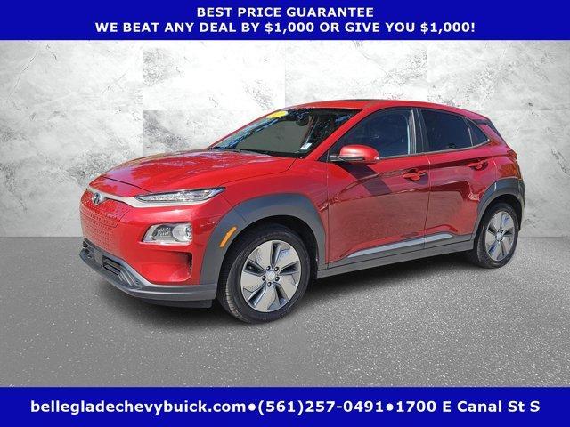used 2021 Hyundai Kona EV car, priced at $14,984