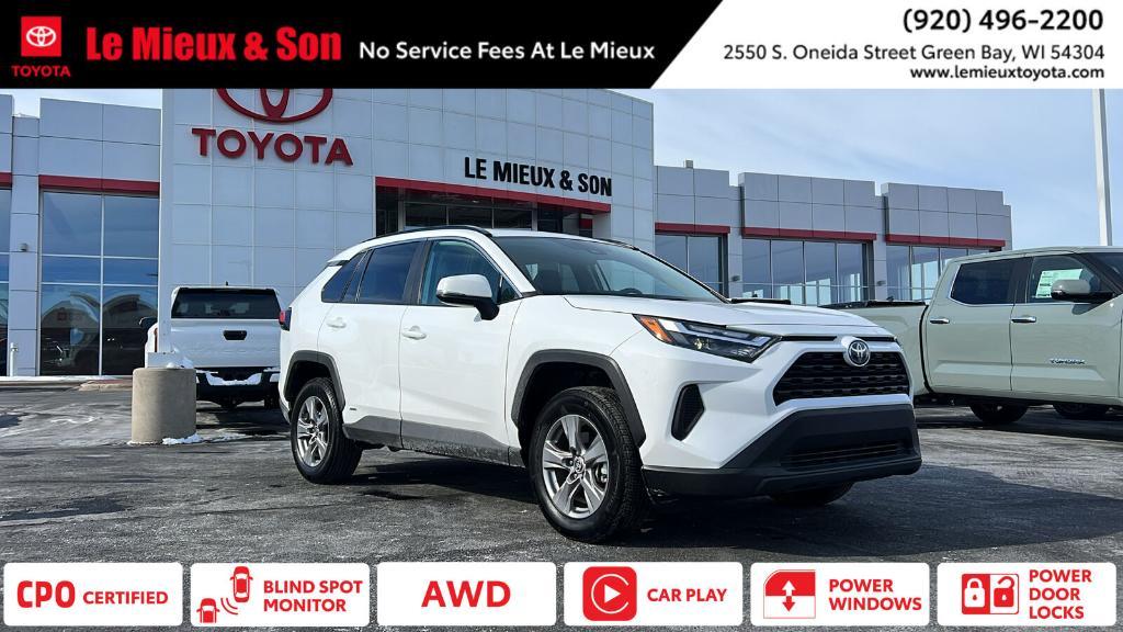 used 2022 Toyota RAV4 Hybrid car, priced at $36,990