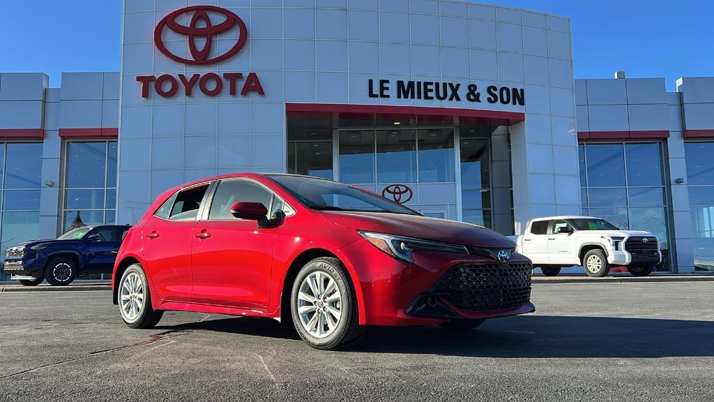 new 2025 Toyota Corolla Hatchback car, priced at $26,553