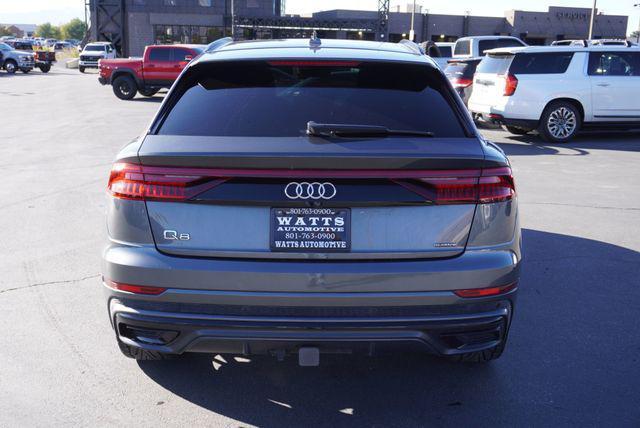 used 2020 Audi Q8 car, priced at $33,900