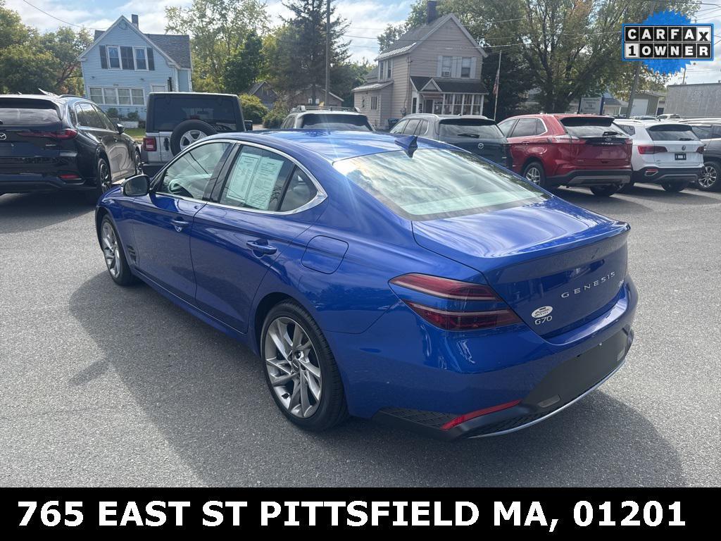 used 2022 Genesis G70 car, priced at $29,988