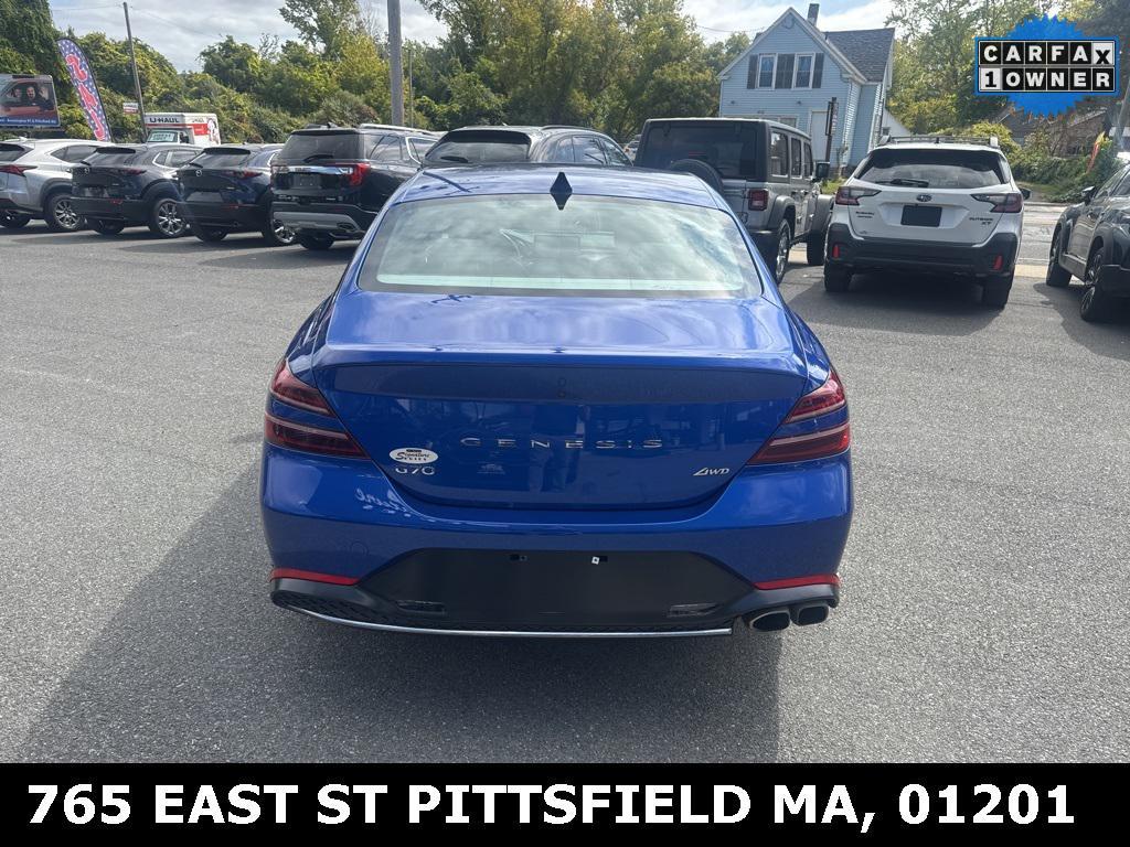 used 2022 Genesis G70 car, priced at $29,988