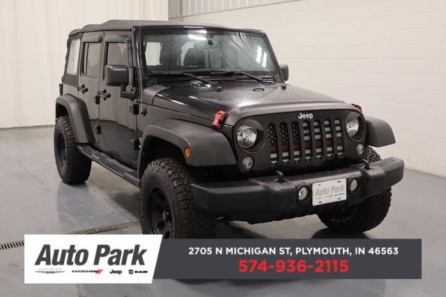 used 2015 Jeep Wrangler Unlimited car, priced at $16,595