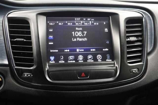used 2015 Chrysler 200 car, priced at $10,595