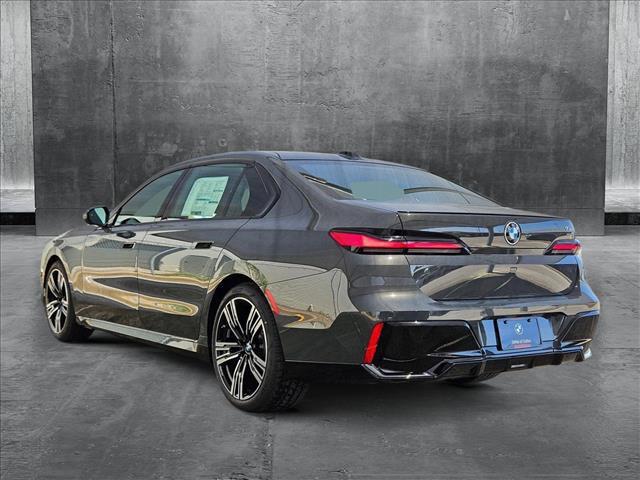 new 2025 BMW 740 car, priced at $108,425