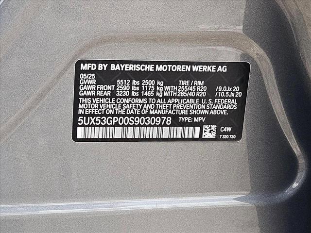 new 2025 BMW X3 car, priced at $55,775