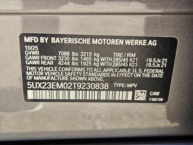 new 2026 BMW X7 car, priced at $98,580