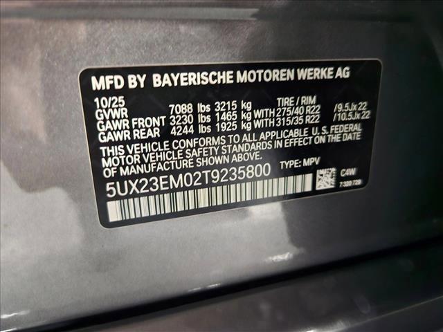 new 2026 BMW X7 car, priced at $98,535