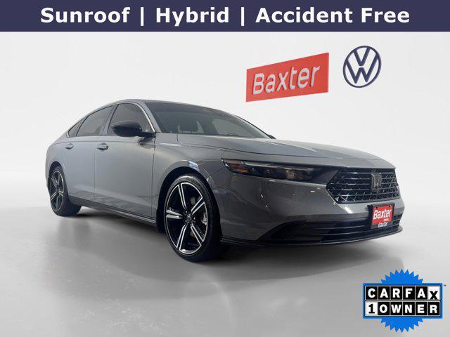 used 2023 Honda Accord Hybrid car, priced at $30,000