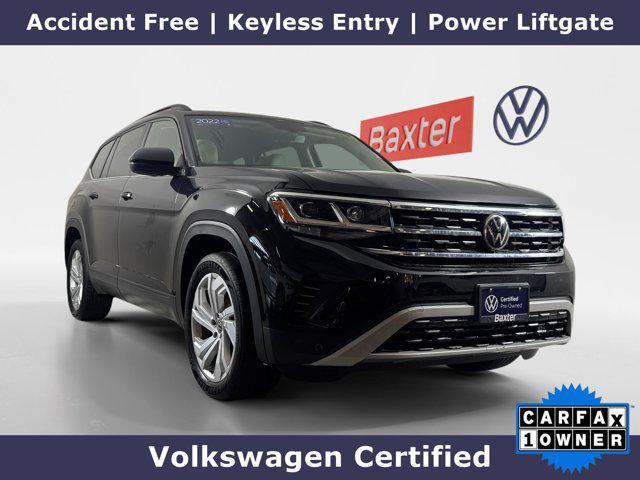 used 2022 Volkswagen Atlas car, priced at $33,000