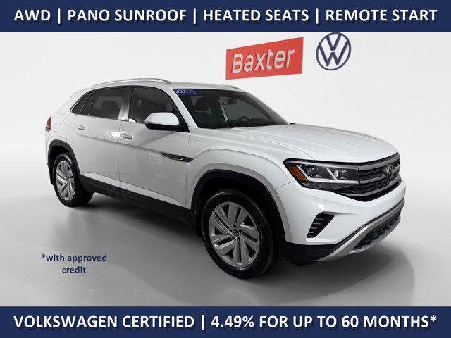 used 2022 Volkswagen Atlas Cross Sport car, priced at $27,498