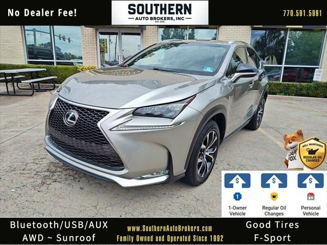 used 2015 Lexus NX 200t car, priced at $20,499