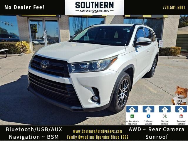 used 2018 Toyota Highlander car, priced at $22,998