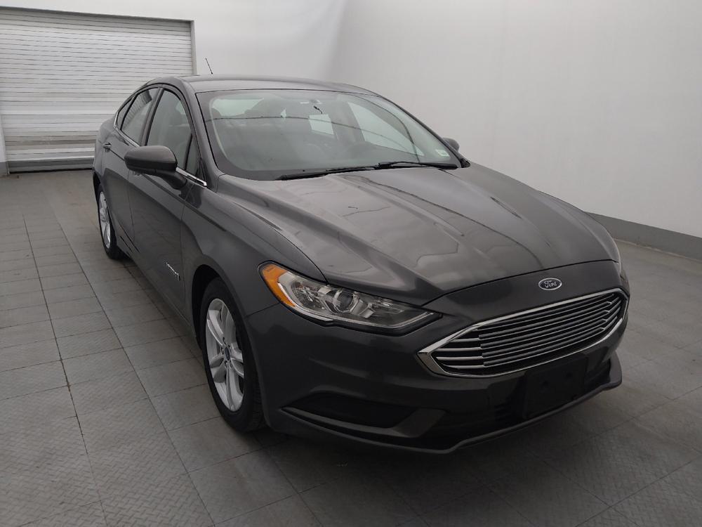 used 2018 Ford Fusion Hybrid car, priced at $16,395