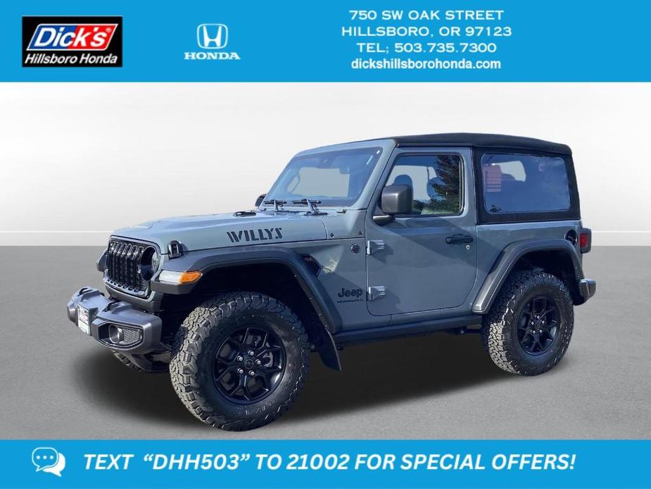 used 2024 Jeep Wrangler car, priced at $35,000