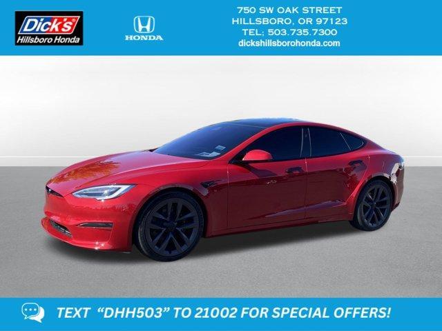 used 2021 Tesla Model S car, priced at $58,890