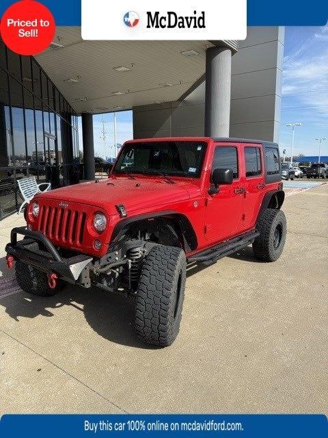 used 2017 Jeep Wrangler Unlimited car, priced at $18,836