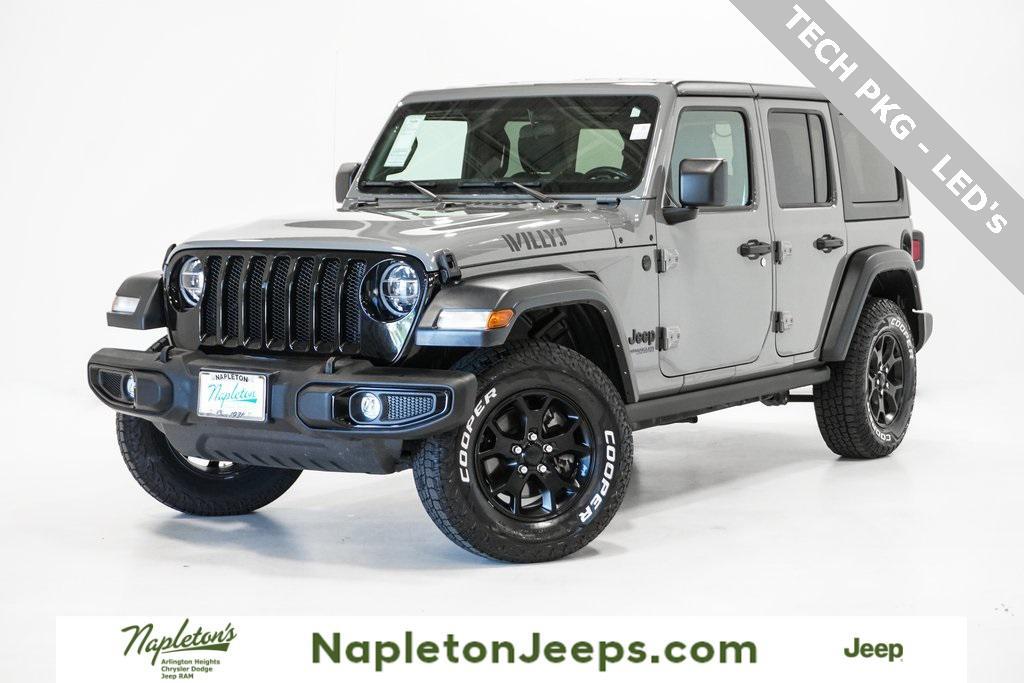 used 2021 Jeep Wrangler car, priced at $28,495