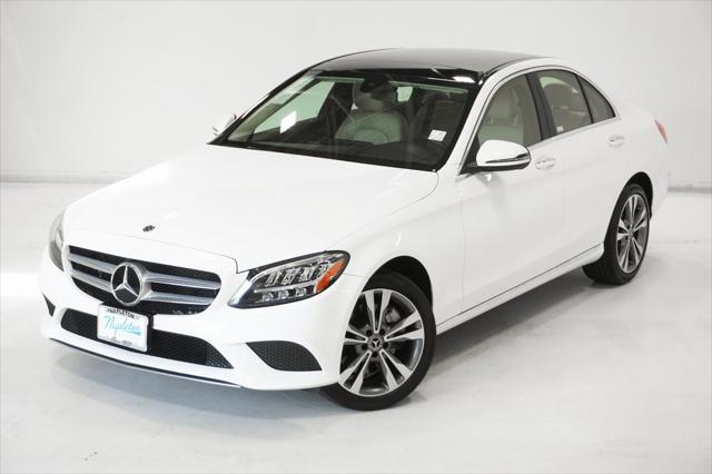 used 2021 Mercedes-Benz C-Class car, priced at $23,995