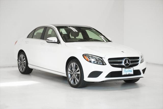 used 2021 Mercedes-Benz C-Class car, priced at $23,995