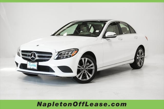 used 2021 Mercedes-Benz C-Class car, priced at $23,995