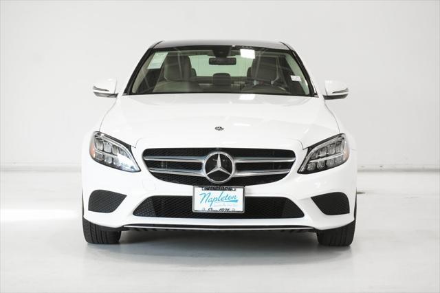 used 2021 Mercedes-Benz C-Class car, priced at $23,995