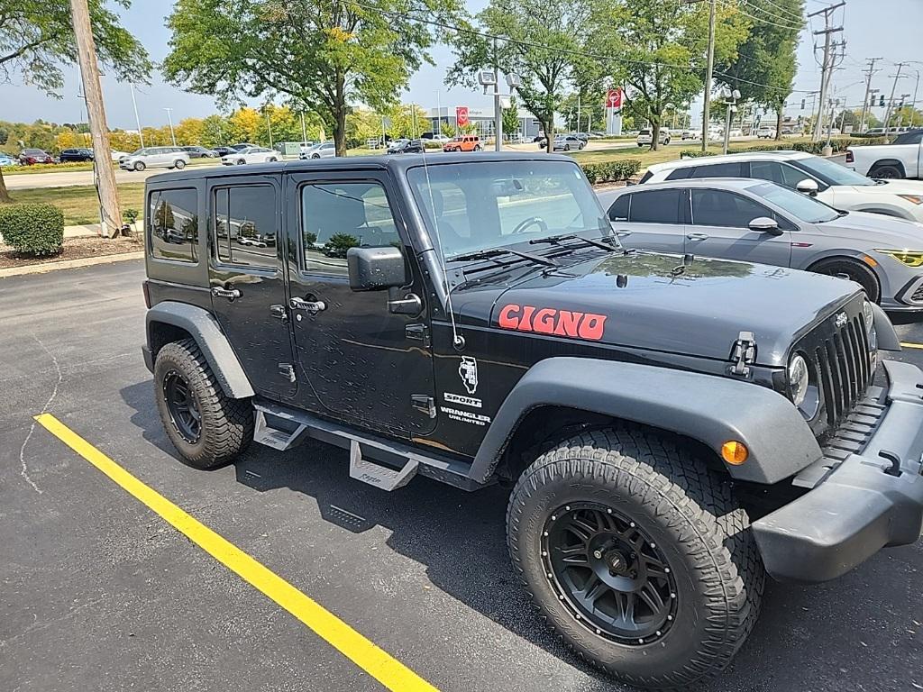 used 2017 Jeep Wrangler Unlimited car, priced at $18,495