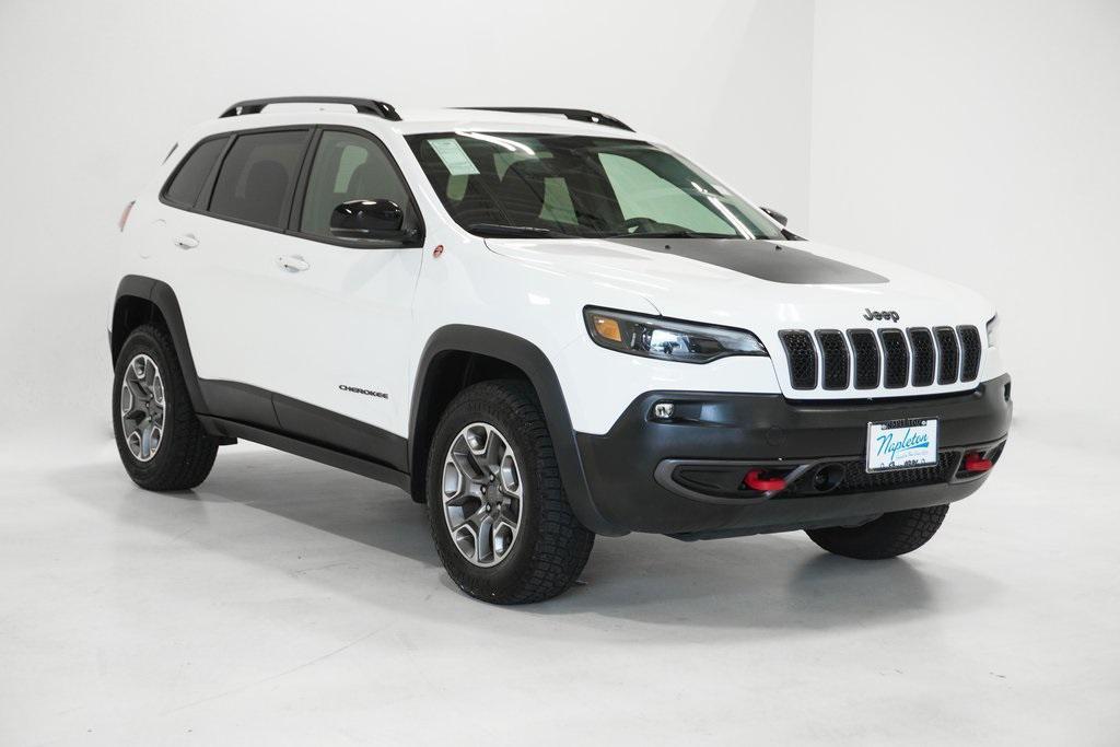 used 2022 Jeep Cherokee car, priced at $22,647