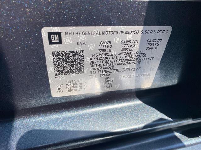 used 2020 GMC Sierra 1500 car, priced at $44,995