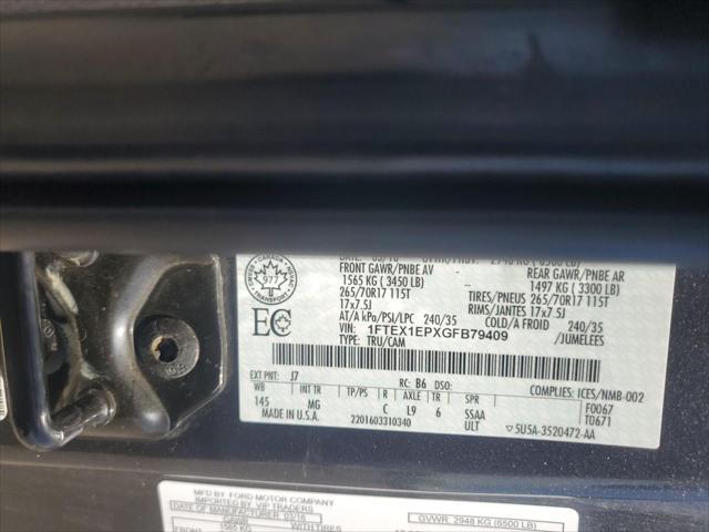 used 2016 Ford F-150 car, priced at $21,995