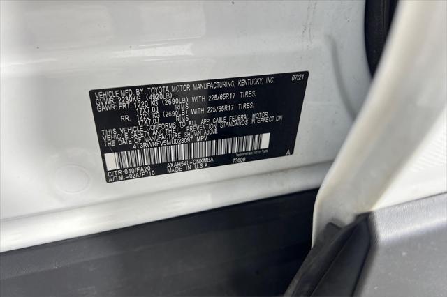 used 2021 Toyota RAV4 Hybrid car, priced at $27,995