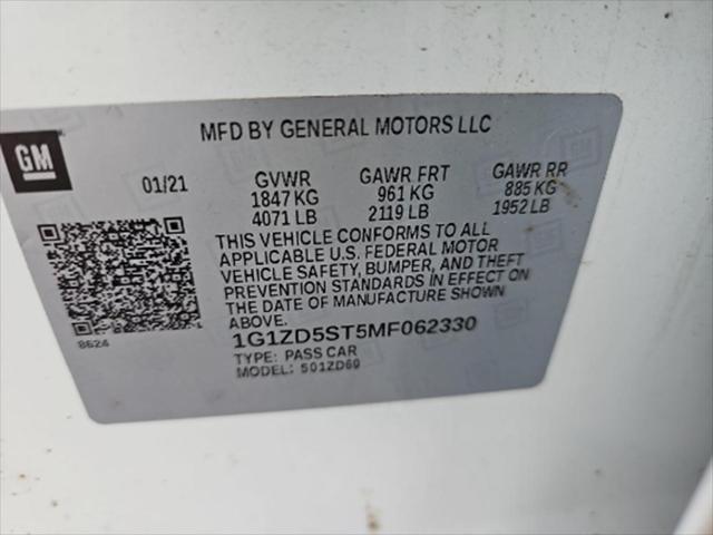used 2021 Chevrolet Malibu car, priced at $18,995