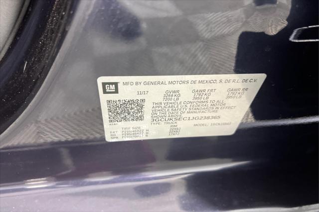used 2018 Chevrolet Silverado 1500 car, priced at $35,995