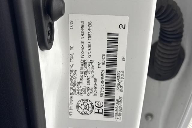 used 2021 Toyota Tundra car, priced at $44,995