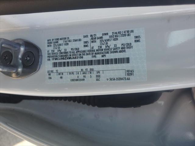 used 2021 Ford Escape car, priced at $23,995