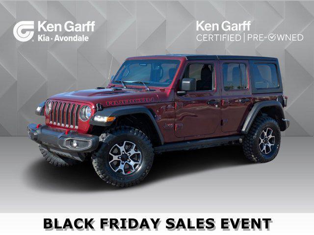 used 2021 Jeep Wrangler Unlimited car, priced at $36,992