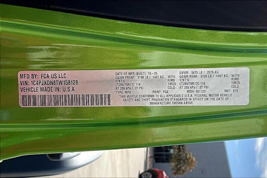 new 2026 Jeep Wrangler car, priced at $47,830