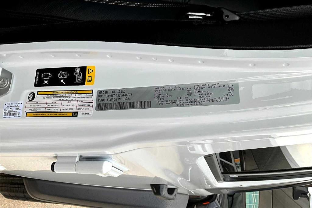 new 2025 Jeep Wrangler car, priced at $40,955