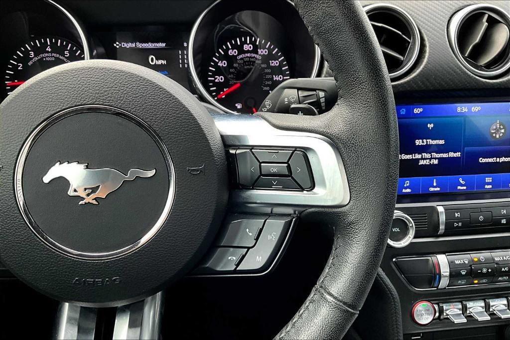 used 2021 Ford Mustang car, priced at $19,462